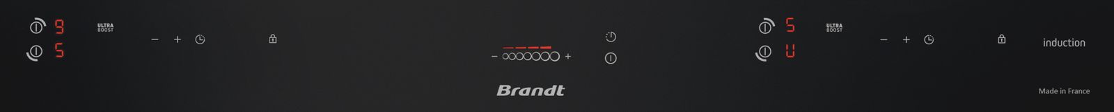 Table avec hotte intégrée BPI384BH
